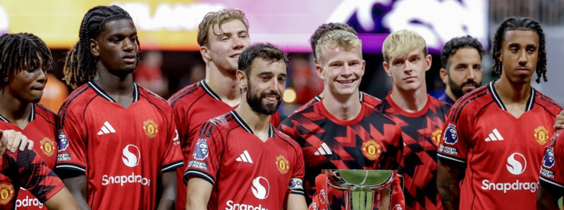 UTAN VALLAR: Manchester United tapaði 1,1 milljarði króna