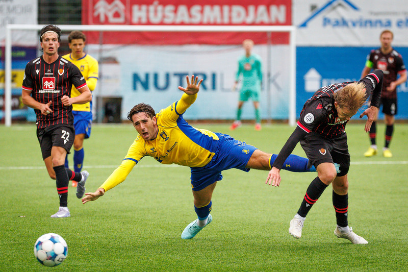 Víkingar unnu 3-0 sigur á Bröndby á Víkingsvelli í fyrra.