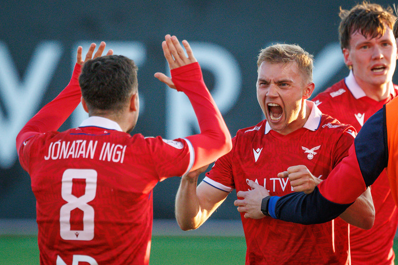 Tryggvi Hrafn Haraldsson og Jónatan Ingi Jónsson.