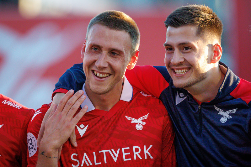 Bjarni Mark Antonsson og Andi Hoti.