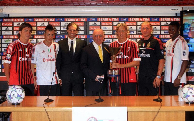 Max Allegri stýrði Milan til langþráðs Ítalíumeistaratitils 2011.