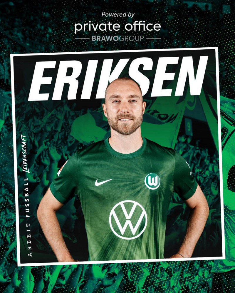 Eriksen til Wolfsburg (Staðfest)