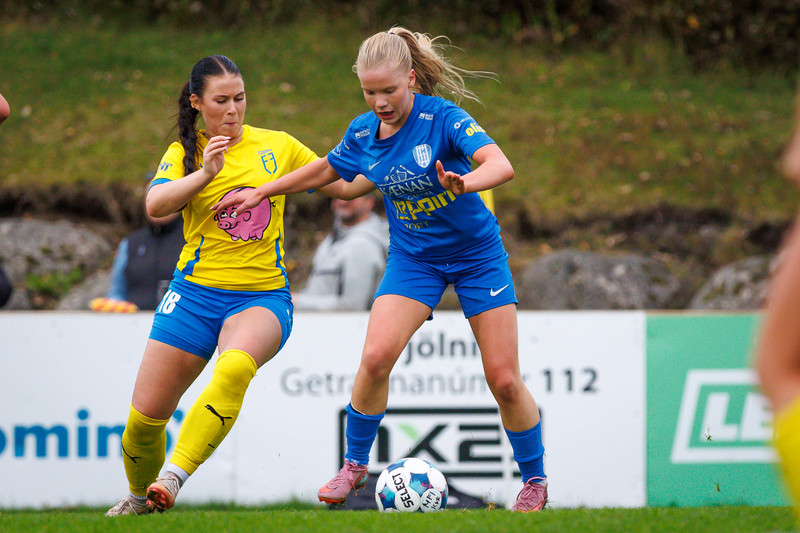 Hildur Katrín í leik með ÍH á síðasta tímabili.
