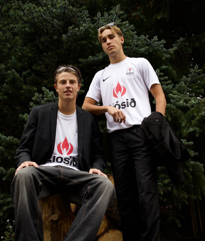 Breiðablik verður í þessum treyjum í kvöld.