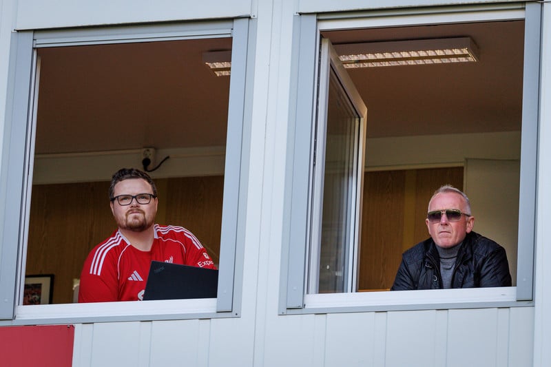 Baldvin Már og Kristinn Jakobsson á góðri stundu.