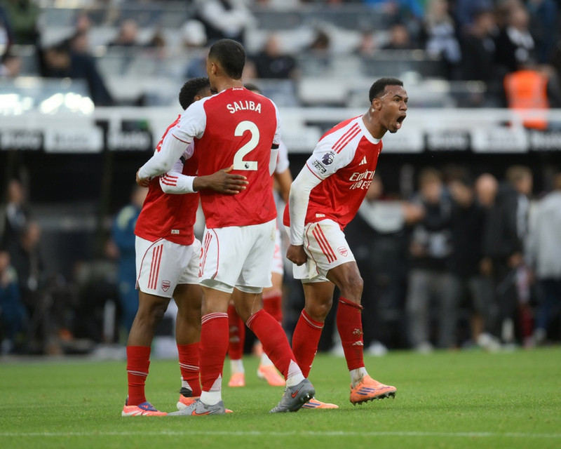 Saliba og Gabriel hafa spilað frábærlega saman.
