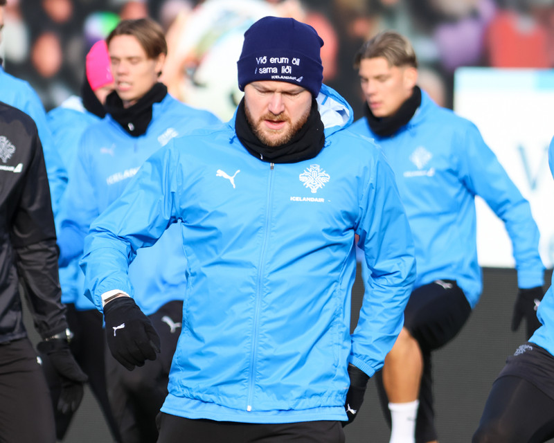 Myndaveisla: Æfing dagsins hjá íslenska liðinu