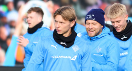 Bjarki Steinn á hækjum