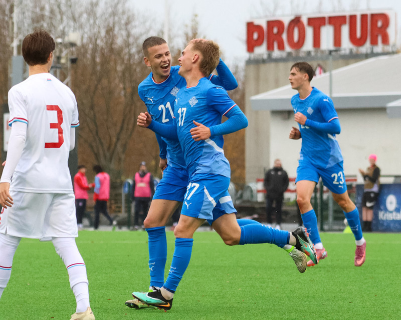Myndaveisla: Jói Bjarna tryggði U21 fyrsta sigurinn