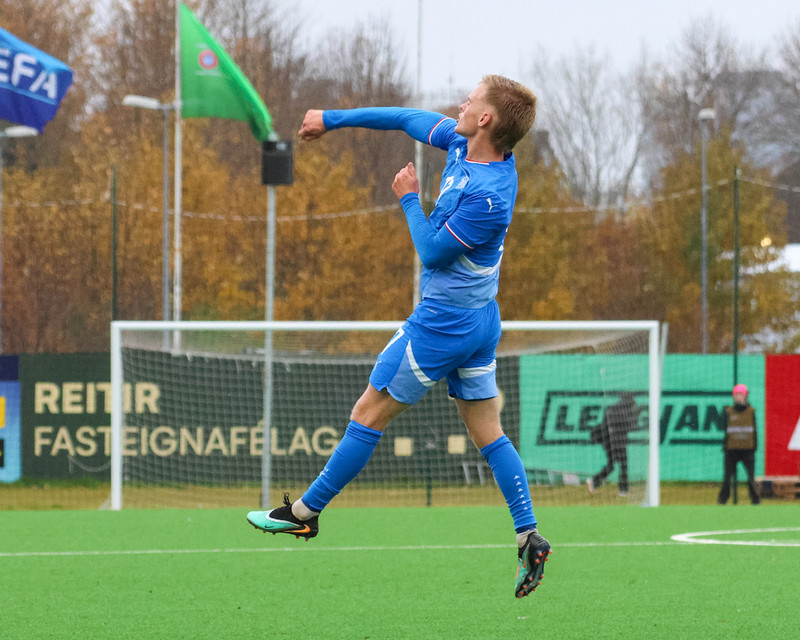 Myndaveisla: Jói Bjarna tryggði U21 fyrsta sigurinn