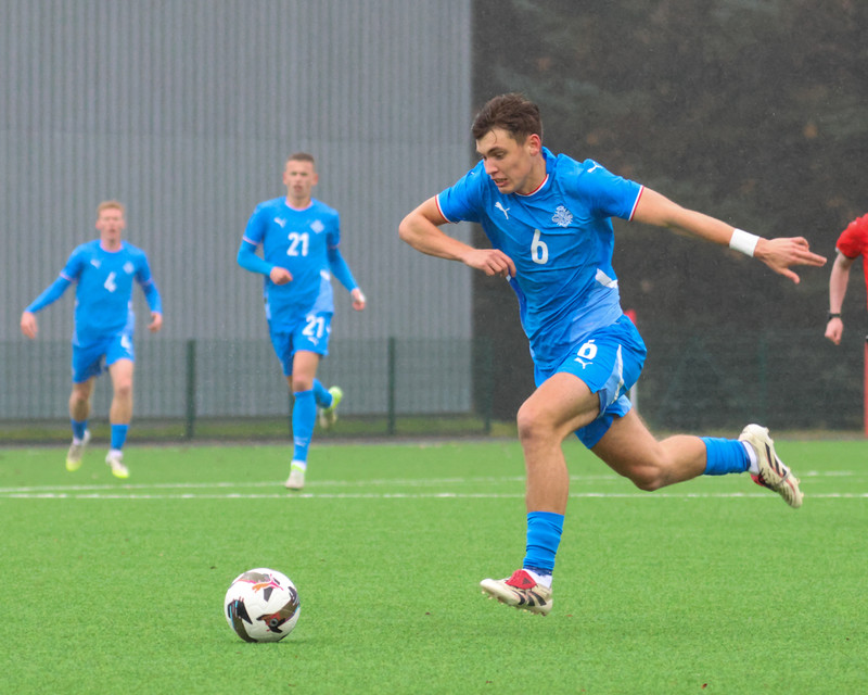 Myndaveisla: Jói Bjarna tryggði U21 fyrsta sigurinn
