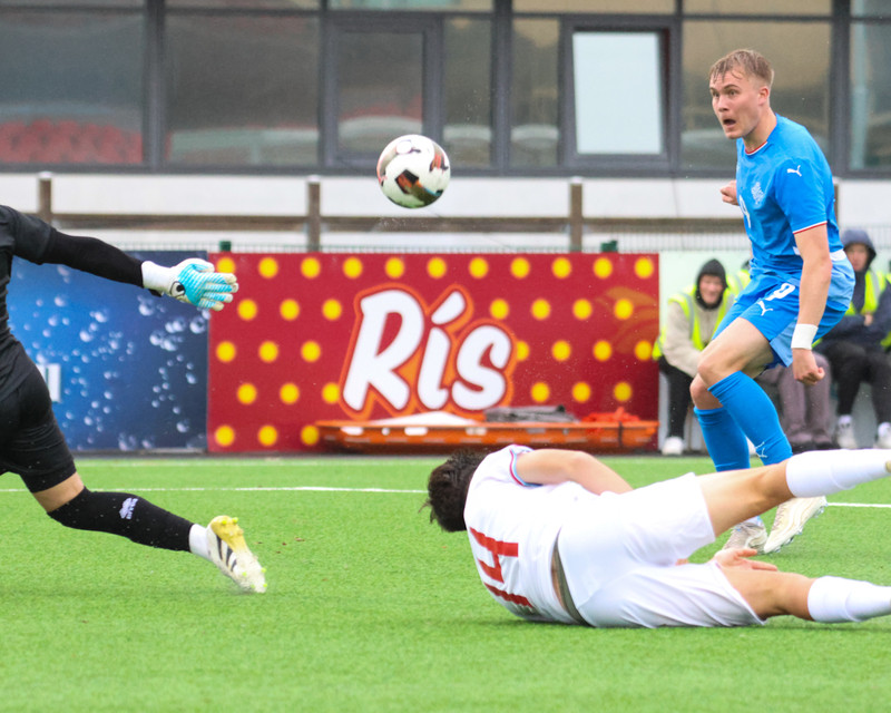 Myndaveisla: Jói Bjarna tryggði U21 fyrsta sigurinn