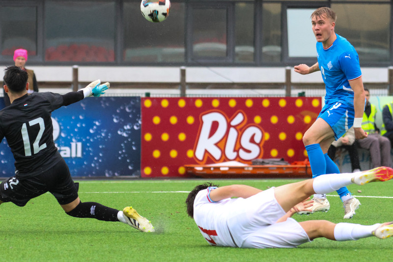Myndaveisla: Jói Bjarna tryggði U21 fyrsta sigurinn