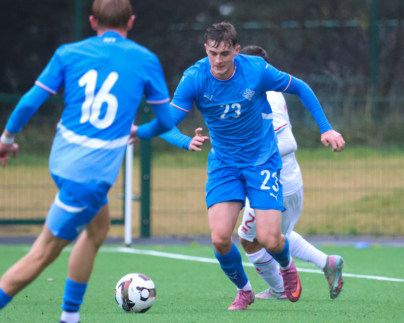 Myndaveisla: Jói Bjarna tryggði U21 fyrsta sigurinn