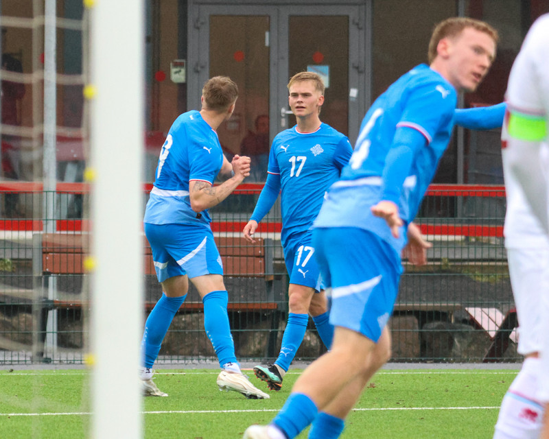 Myndaveisla: Jói Bjarna tryggði U21 fyrsta sigurinn