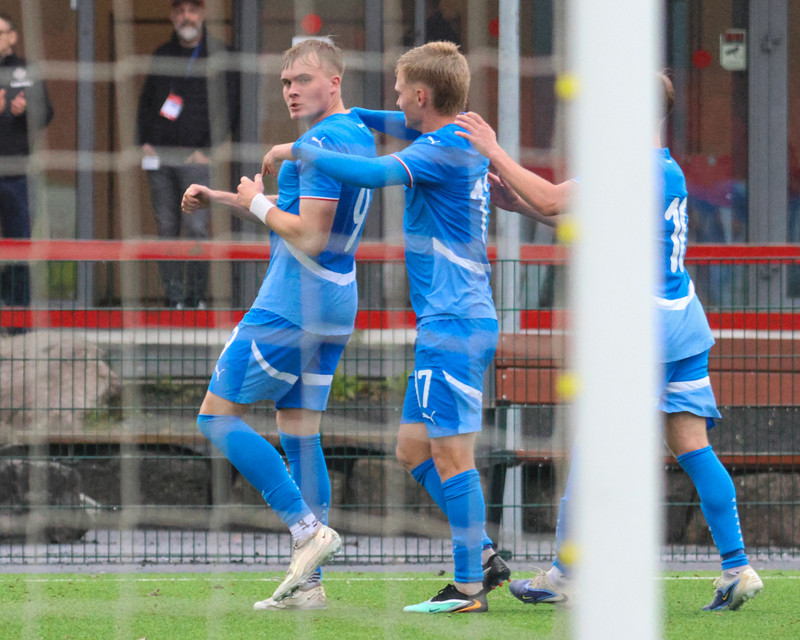 Myndaveisla: Jói Bjarna tryggði U21 fyrsta sigurinn