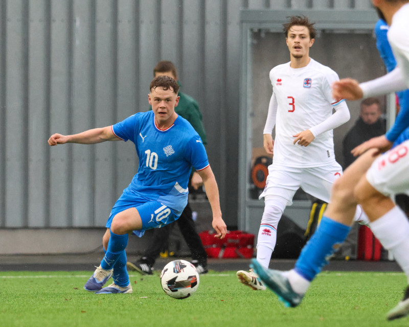Myndaveisla: Jói Bjarna tryggði U21 fyrsta sigurinn