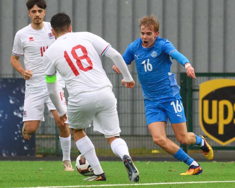 Myndaveisla: Jói Bjarna tryggði U21 fyrsta sigurinn