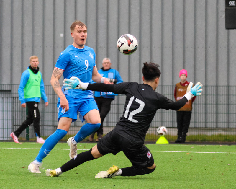 Myndaveisla: Jói Bjarna tryggði U21 fyrsta sigurinn