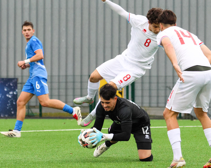 Myndaveisla: Jói Bjarna tryggði U21 fyrsta sigurinn