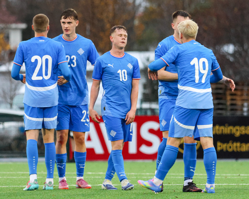 Myndaveisla: Jói Bjarna tryggði U21 fyrsta sigurinn