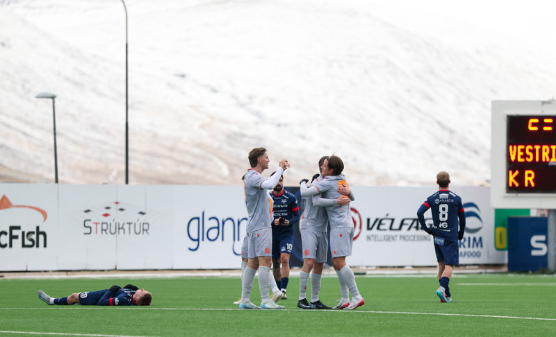 Vestri féll eftir tap í úrslitaleik gegn KR í lokaumferðinni.