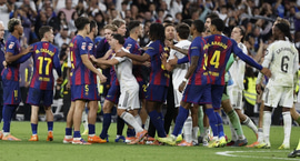 Allt sauð upp úr í El Clasico - „Engin ástæða...