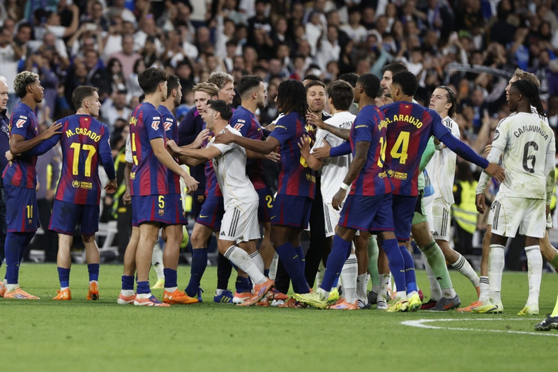 Allt sauð upp úr í El Clasico - „Engin ástæða til að vera hræddur"