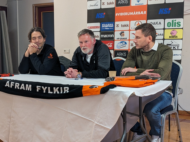 Heimir Guðjónsson var kynntur í Árbænum síðdegis.