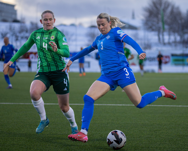 Sandra María er sallaróleg fyrir komandi leiki