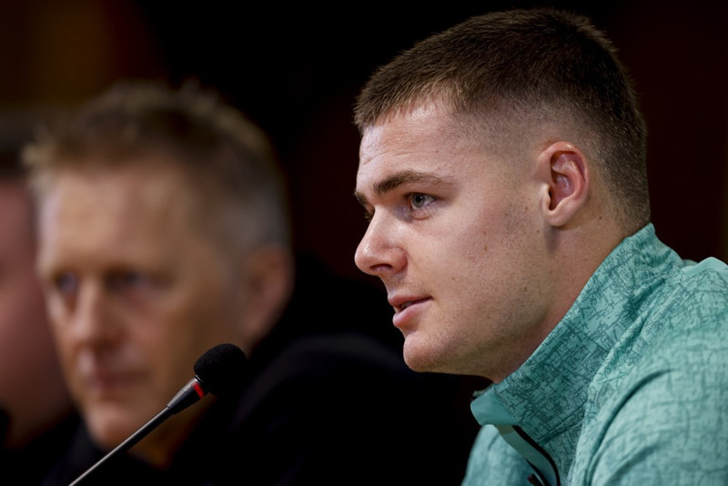 Evan Ferguson skoraði fyrsta mark sitt fyrir Roma