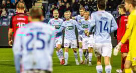 Kristall Máni skoraði í sigri á Parken