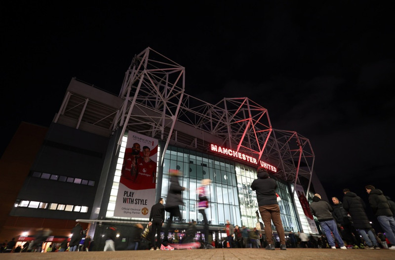 Old Trafford, heimavöllur Manchester United.