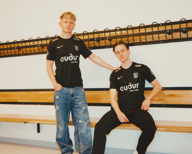 Kristján Snær og Aron Jónsson.