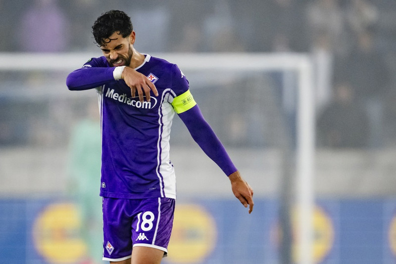 Pablo Marí var varafyrirliði hjá Fiorentina.