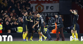 England: Magnaður sigur Man Utd á Emirates