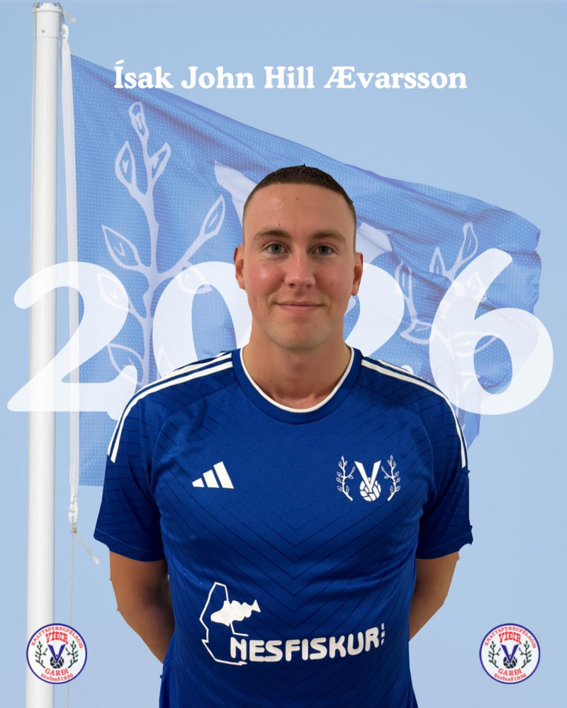 Ísak John er mættur aftur til Víðis.
