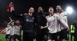 Elías Rafn frábær þegar Midtjylland komst áfram