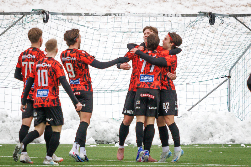 Fylkir er Lengjubikarmeistari. Marki fagnað í dag.