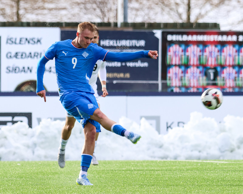 Daníel Tristan Guðjohnsen skoraði mark Íslands