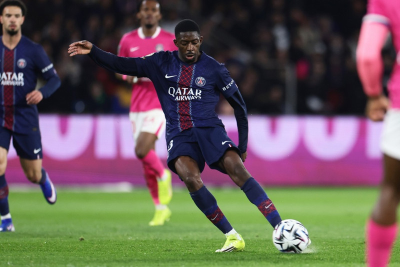 Ousmane Dembele er í fremstu víglínu hjá PSG
