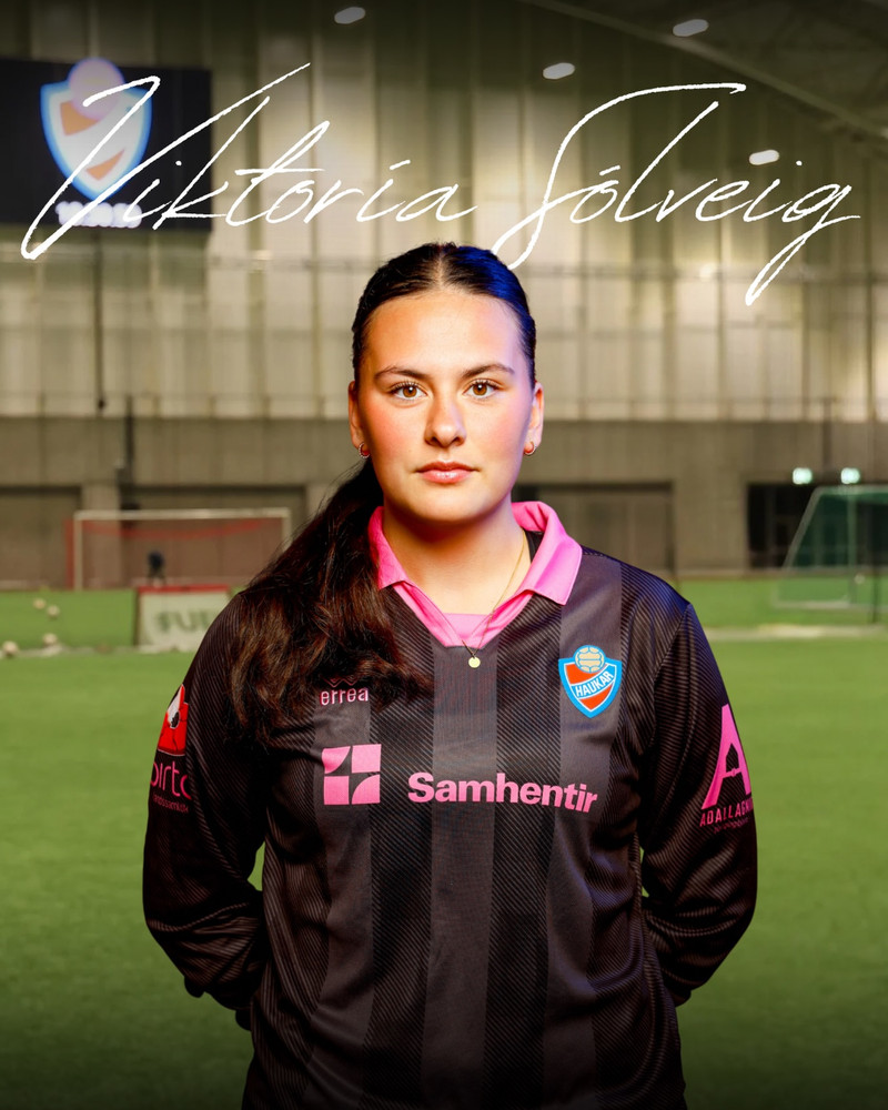 Markmaðurinn Viktoría Sólveig K. Óðinsdóttir var ekki sátt við frammistöðu Hauka í 1-1 jafntefli gegn KR en tekur stigið