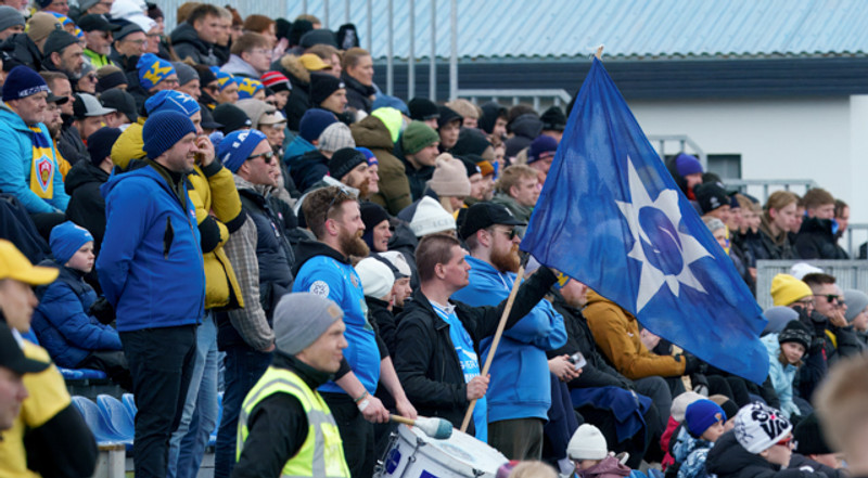 Stuðningsmenn Stjörnunnar.