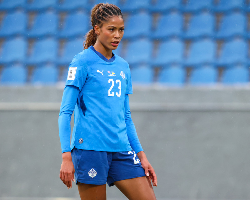 Sveindís Jane Jónsdóttir var svekkt en jákvæð eftir leik.