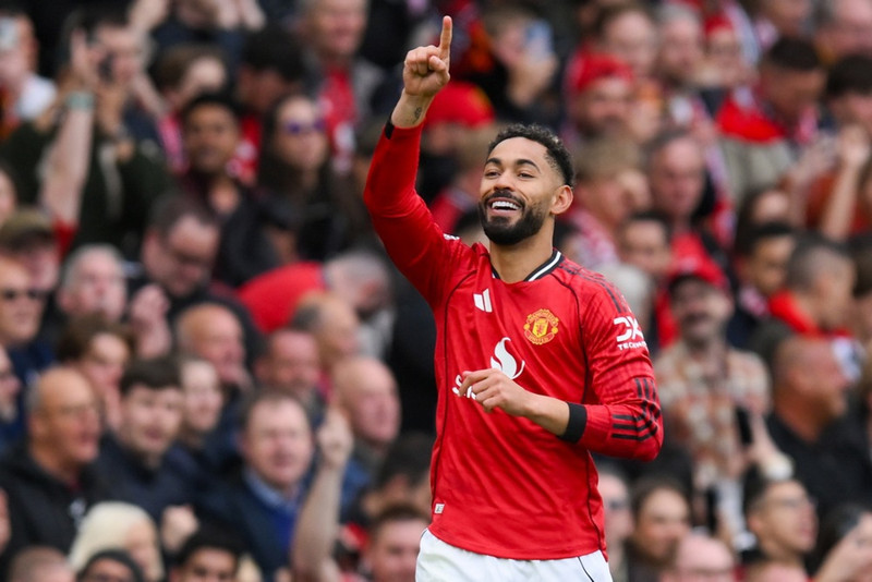 Matheus Cunha var nálægt því að tryggja United sigurinn