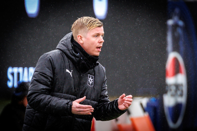 Óskar Smári Haraldsson þjálfari Stjörnunnar