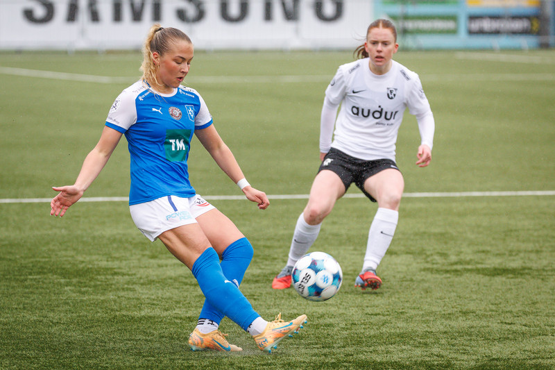 Fanney Lísa átti góðan leik á Samsungvellinum og fram undan er stórt verkefni með U19 landsliðinu á EM