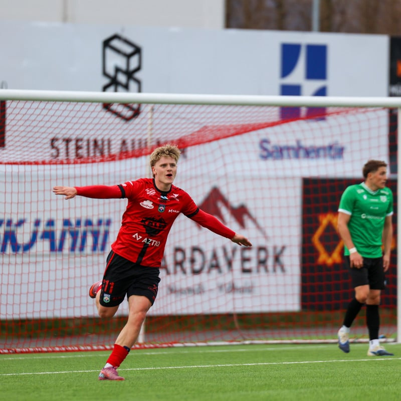 Óðinn Bjarkason setti þrennu gegn Völsungi
