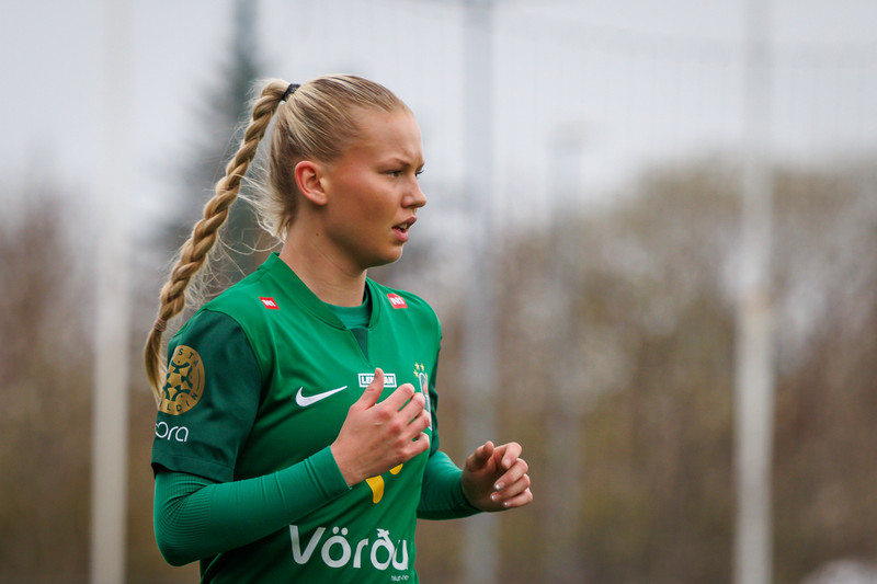 Líf Joostdóttir skoraði eitt mark og lagði annað upp í 4-1 sigri Breiðabliks á Víkingi.