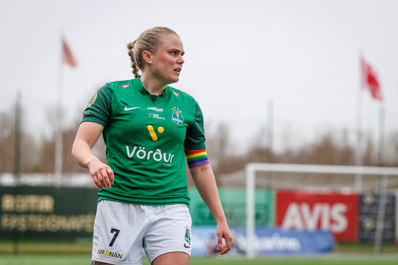 Agla María Albertsdóttir náði stórum áfanga í 11. umferð.